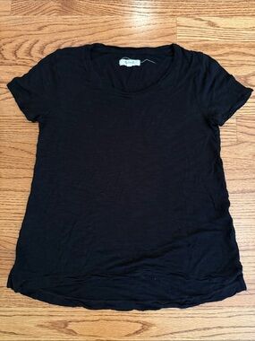 Madewell Black Short Sleeve Crewneck Tee